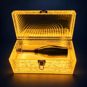 LED Mirror Bottle Presentation Case