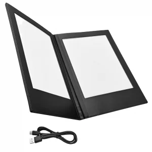 LED Illuminated Acrylic Menu Board Two-Board Design for Food Drink & Wine for Hotels & Restaurants