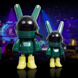KTV Bar Space Rabbit Trendy Brand Decorative Astronaut Sculpture Frp Electroplating Big Decorations Art