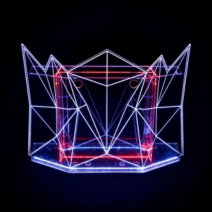 Dj Table Activated Club Disco Party Bar Dj – Perfect for Stage or Studio Using Hybrid Controller Led Light