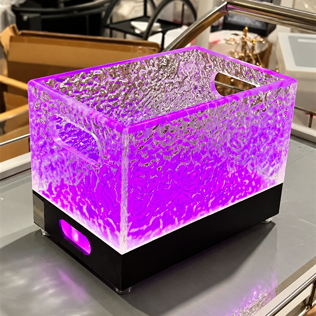 yf-double-wall-square-gold-transparent-acrylic-led-ice-bucket-for-champagne-vo-1601006312178 yf double wall square gold transparent acrylic led ice bucket for champagne vo 1601006312178