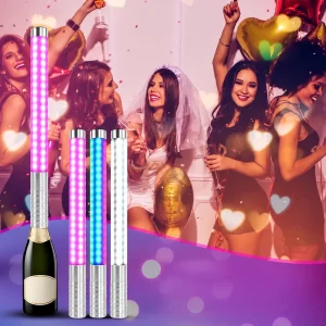 LED Foam Stick for Chinese Year & Christmas Parties 3-Mode Flashing Light Glow Stick