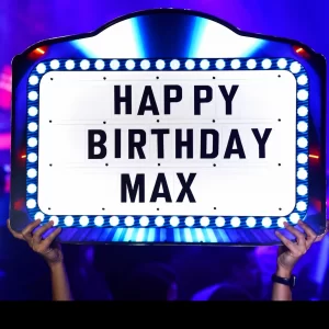 Marqueeled Message Note Board Led bar Acrylic Message Board for Bar Ktv Night Party
