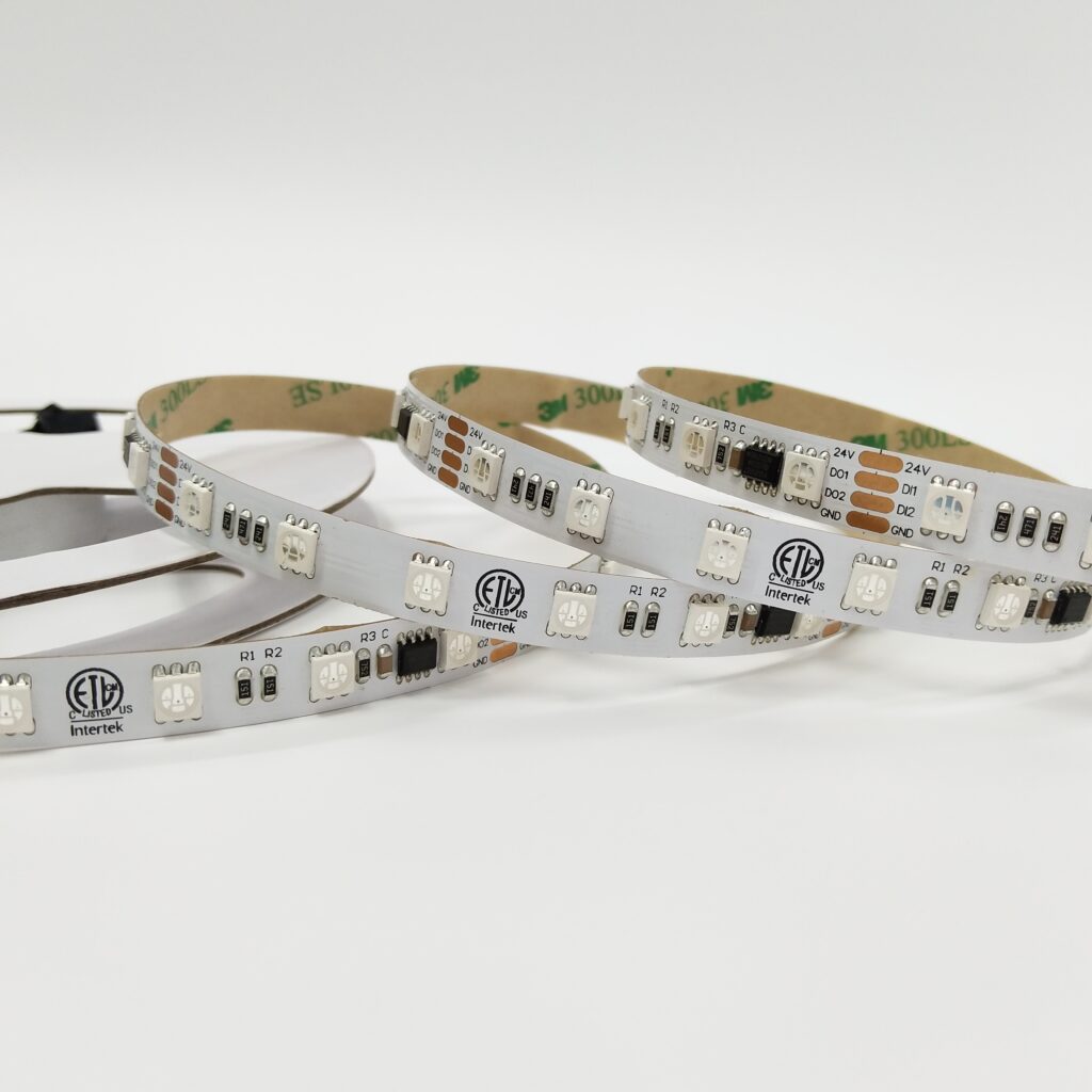 WS2818 SMD5050 60LEDs/M RGB SPI LED Strip - product view WS2818 SMD5050 60LEDs/M RGB SPI LED Strip