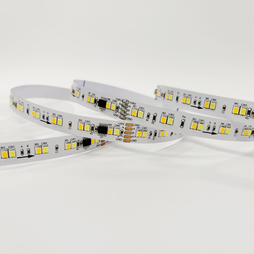 SM18512 SMD2835 120LEDs/M Tunable White DMX LED Strip - product view SM18512 SMD2835 120LEDs/M Tunable White DMX LED Strip