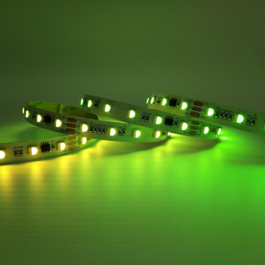 UCS2904B SMD5050 60LEDs/M RGBW SPI LED Strip - product view UCS2904B SMD5050 60LEDs/M RGBW SPI LED Strip