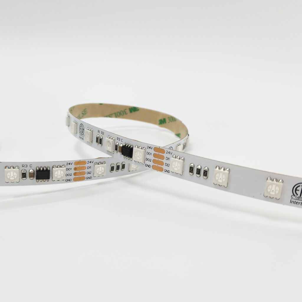 WS2818 SMD5050 60LEDs/M RGB SPI LED Strip - product view WS2818 SMD5050 60LEDs/M RGB SPI LED Strip
