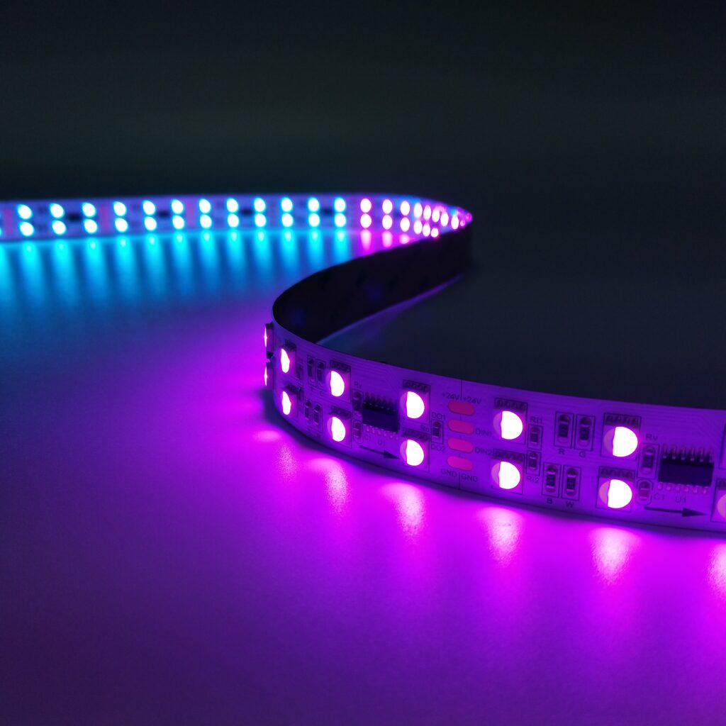 WS2814 SMD5050 120LEDs/M RGBW SPI LED Strip - product view WS2814 SMD5050 120LEDs/M RGBW SPI LED Strip