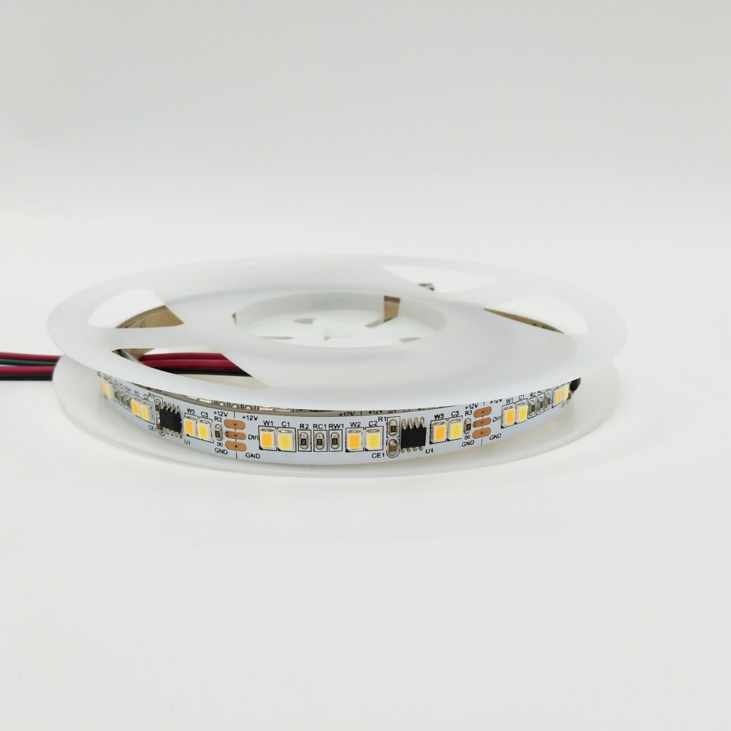 WS2811 SMD2835 120LEDs/M Tunable White SPI LED Strip - product view WS2811 SMD2835 120LEDs/M Tunable White SPI LED Strip