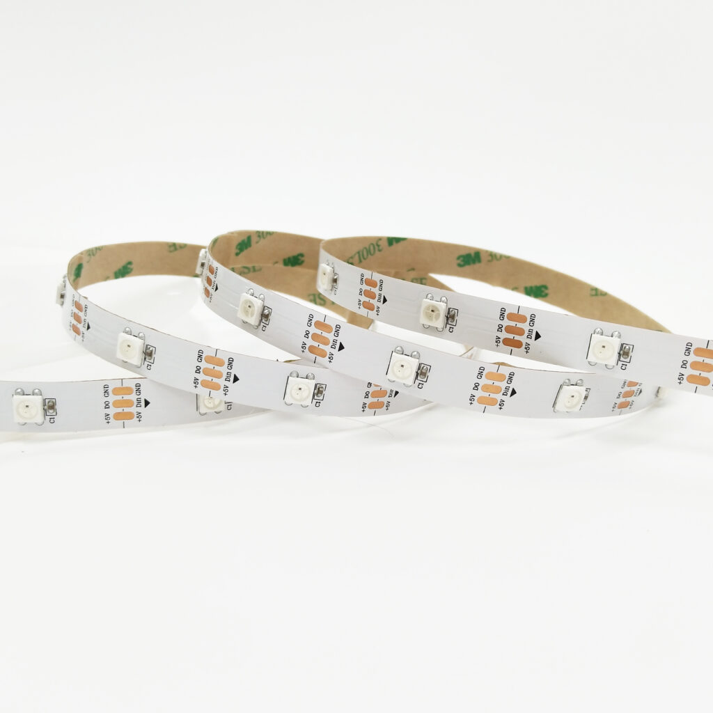 WS2812 SMD5050 30LEDs/M RGB SPI LED Strip - product view WS2812 SMD5050 30LEDs/M RGB SPI LED Strip