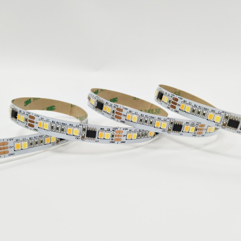 WS2811 SMD2835 120LEDs/M Tunable White SPI LED Strip - product view WS2811 SMD2835 120LEDs/M Tunable White SPI LED Strip