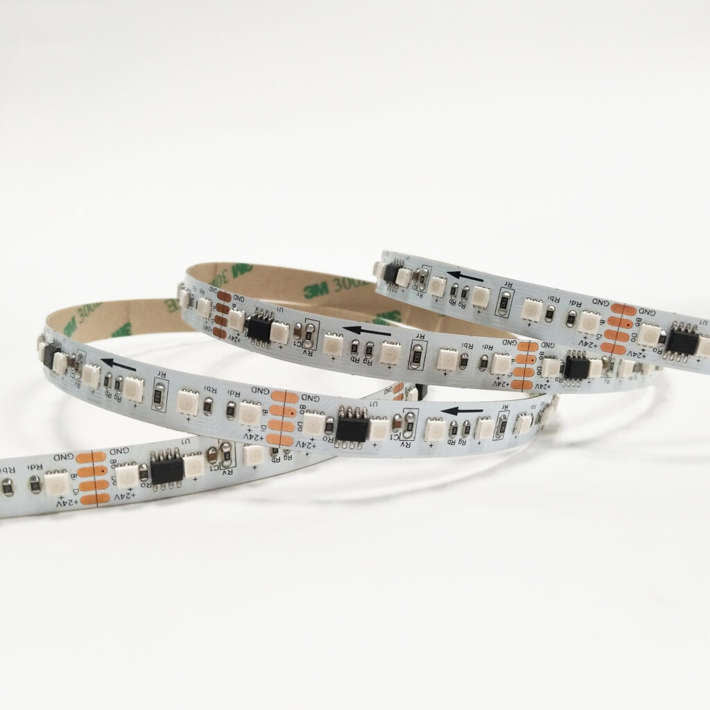 WS2818 SMD3838 96LEDs/M RGB SPI LED Strip - product view WS2818 SMD3838 96LEDs/M RGB SPI LED Strip