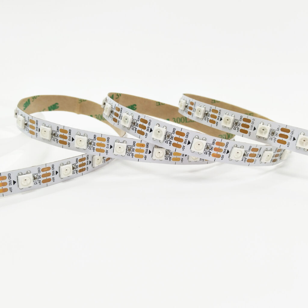 WS2812 SMD5050 60LEDs/M RGB SPI LED Strip - product view WS2812 SMD5050 60LEDs/M RGB SPI LED Strip