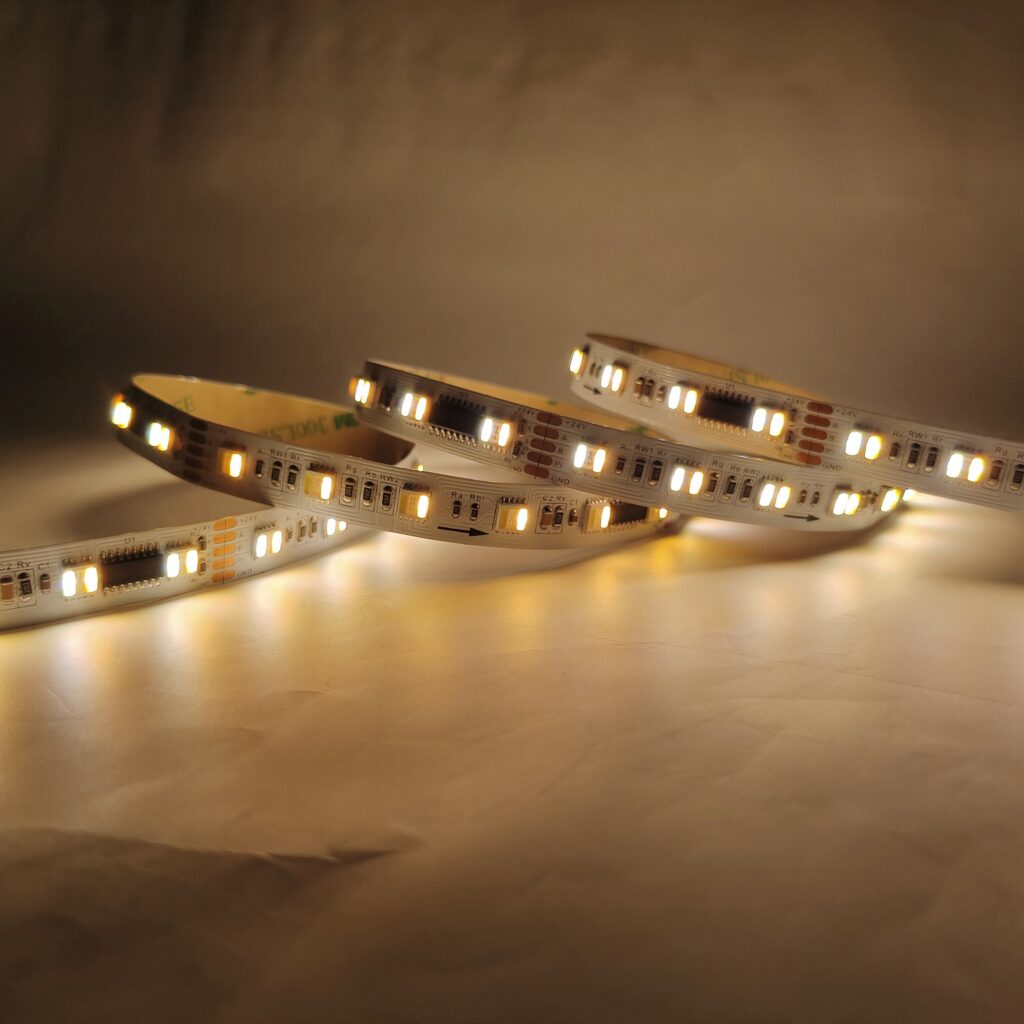 TM512G6 SMD5050 60LEDs/M 5 in 1 RGBCCT DMX LED Strip - product view TM512G6 SMD5050 60LEDs/M 5 in 1 RGBCCT DMX LED Strip
