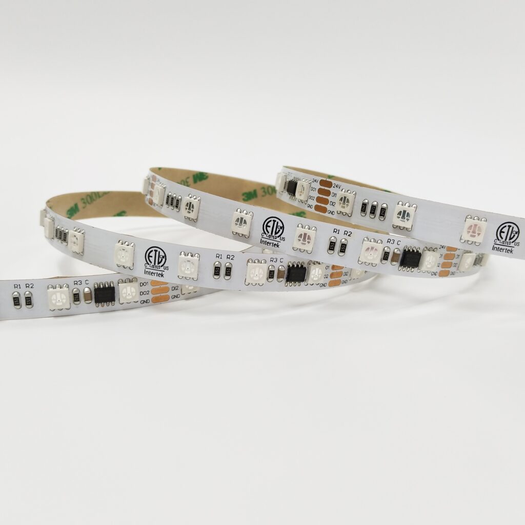 WS2818 SMD5050 60LEDs/M RGB SPI LED Strip - product view WS2818 SMD5050 60LEDs/M RGB SPI LED Strip