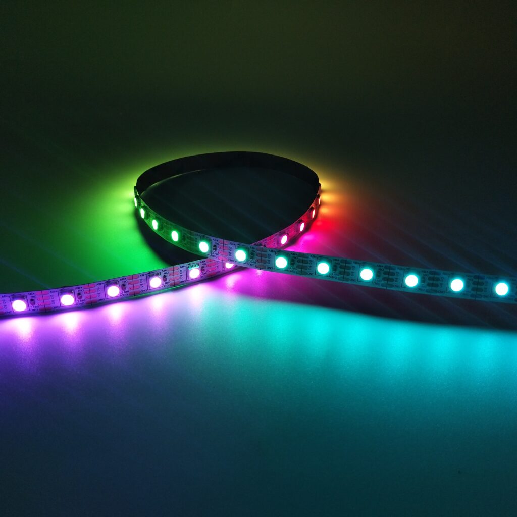 WS2815 SMD5050 60LEDs/M RGBW SPI LED Strip - product view WS2815 SMD5050 60LEDs/M RGBW SPI LED Strip