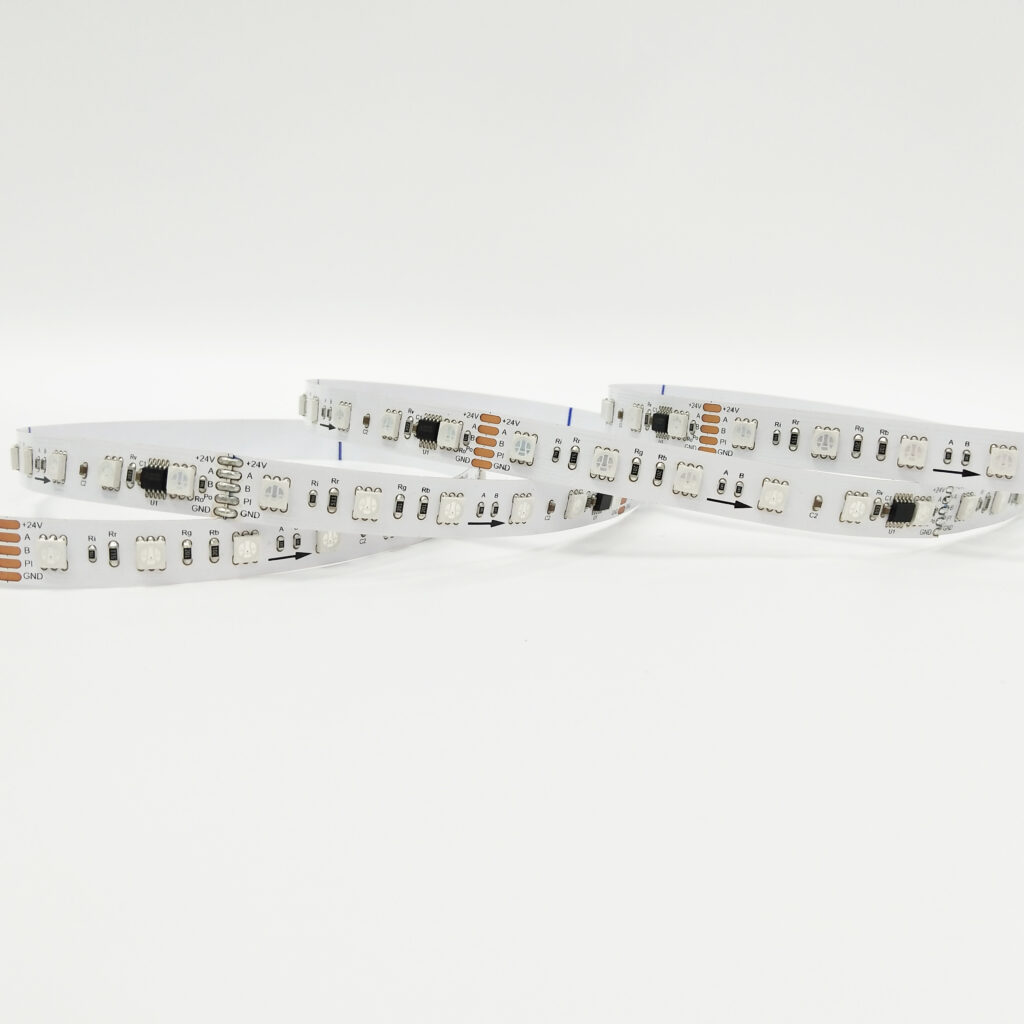 SM18512 SMD5050 60LEDs/M RGB DMX LED Strip - product view SM18512 SMD5050 60LEDs/M RGB DMX LED Strip
