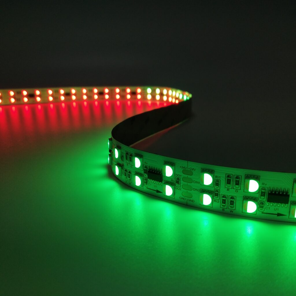 WS2814 SMD5050 120LEDs/M RGBW SPI LED Strip - product view WS2814 SMD5050 120LEDs/M RGBW SPI LED Strip