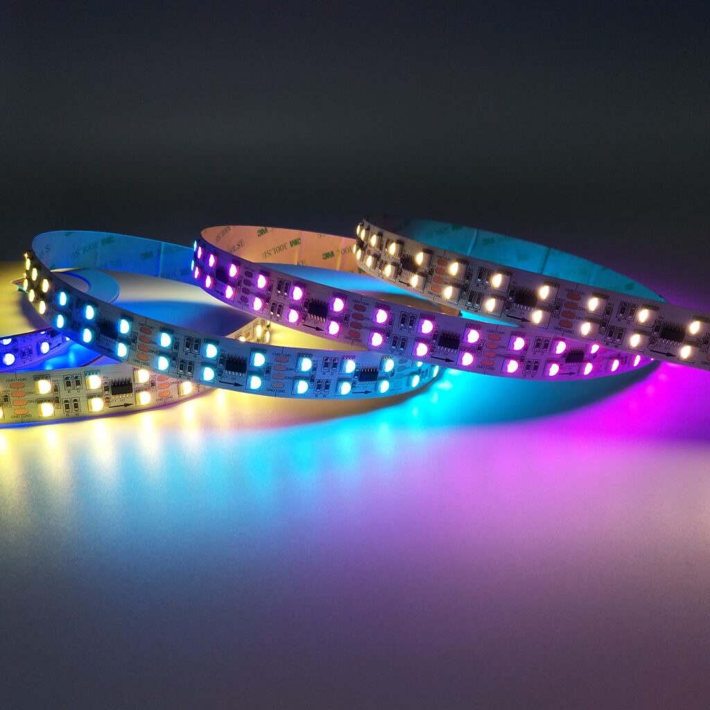 WS2814 SMD5050 120LEDs/M RGBW SPI LED Strip - product view WS2814 SMD5050 120LEDs/M RGBW SPI LED Strip