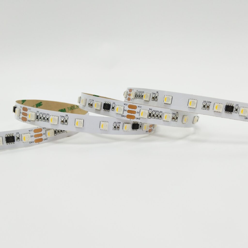 UCS2904B SMD5050 60LEDs/M RGBW SPI LED Strip - product view UCS2904B SMD5050 60LEDs/M RGBW SPI LED Strip