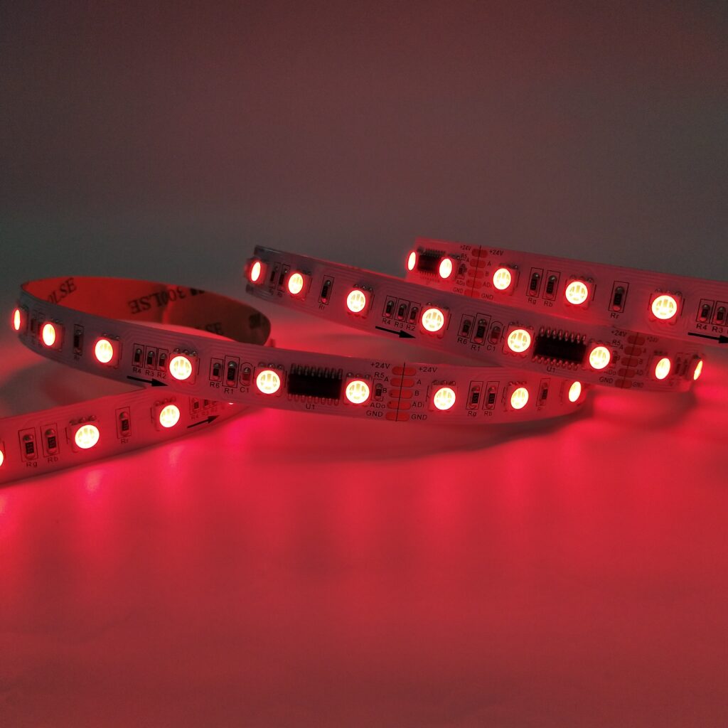 TM512AC SMD5050 60LEDs/M RGB DMX LED Strip - product view TM512AC SMD5050 60LEDs/M RGB DMX LED Strip