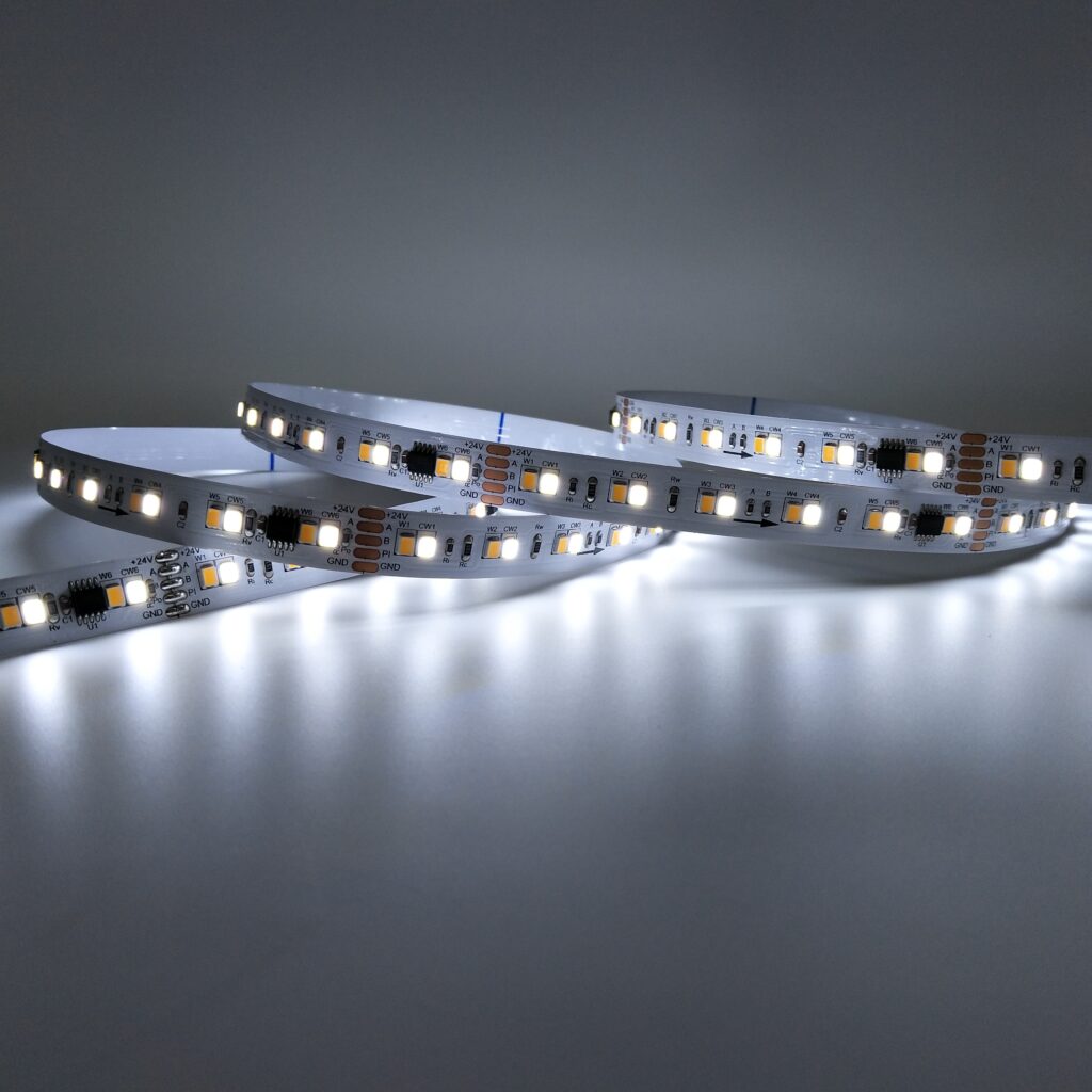 SM18512 SMD2835 120LEDs/M Tunable White DMX LED Strip - product view SM18512 SMD2835 120LEDs/M Tunable White DMX LED Strip